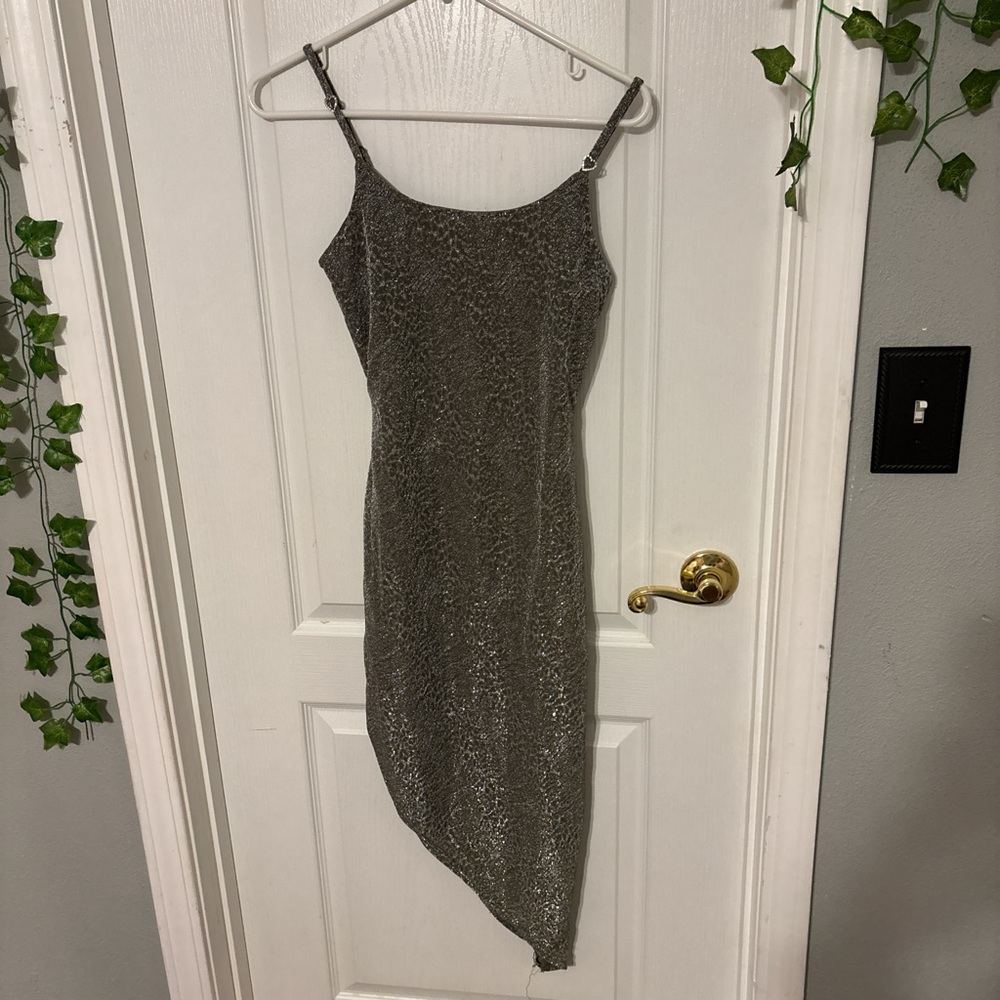 Sparkly green party dress